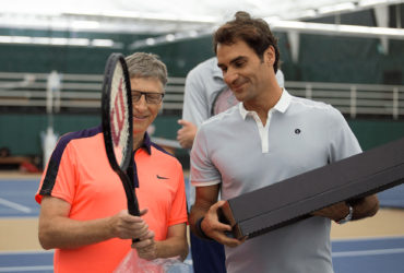 Bill Gates and Roger Federer: dynamic duo?