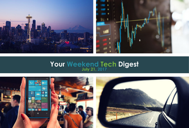 Your Weekend Tech Digest: Seattle moves up rankings as a U.S. tech market, Lyft launches its own self-driving division